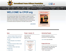 Tablet Screenshot of cpof.org